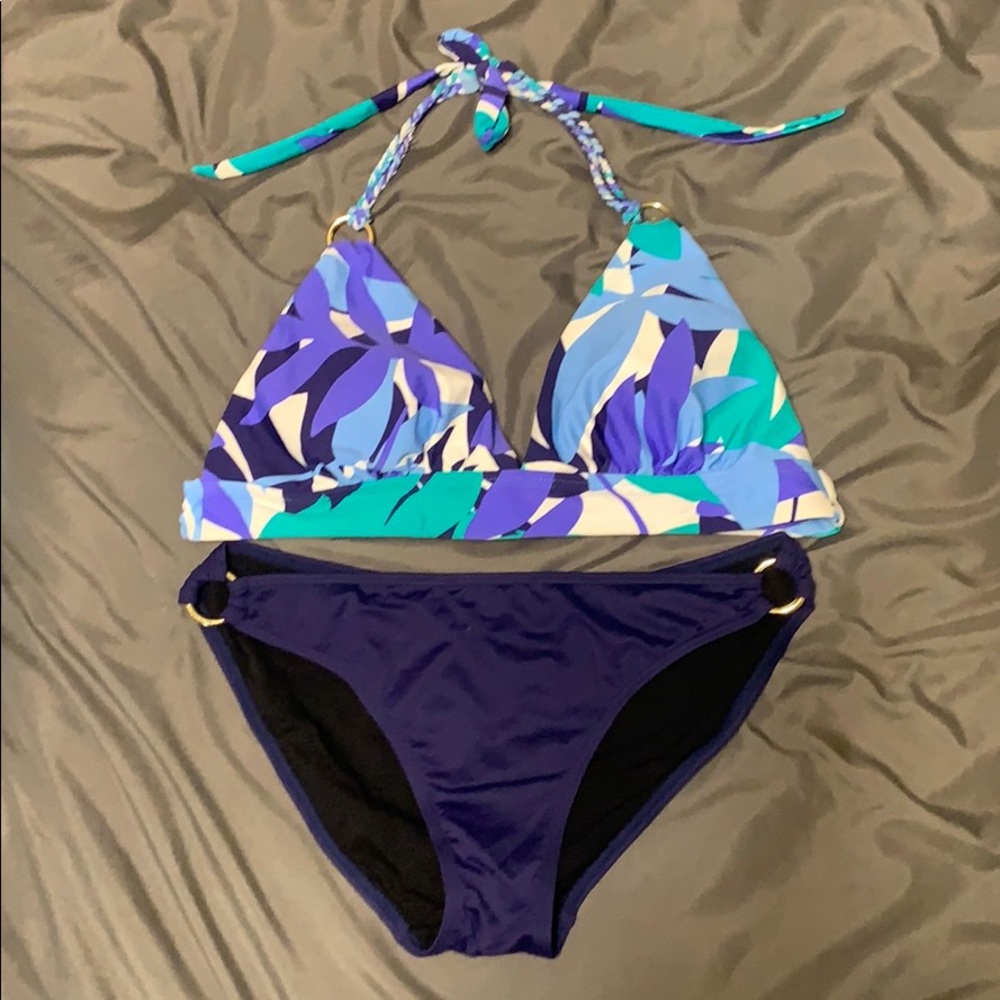 Banana Republic two-piece with gold hardware